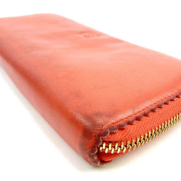 Loewe Handbags - Loewe Wallet Purse Monogram Mini Agenda Red Woman unisex Authentic Used Y6596